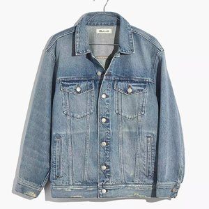 Madewell Oversized Trucker Jean Jacket NWT